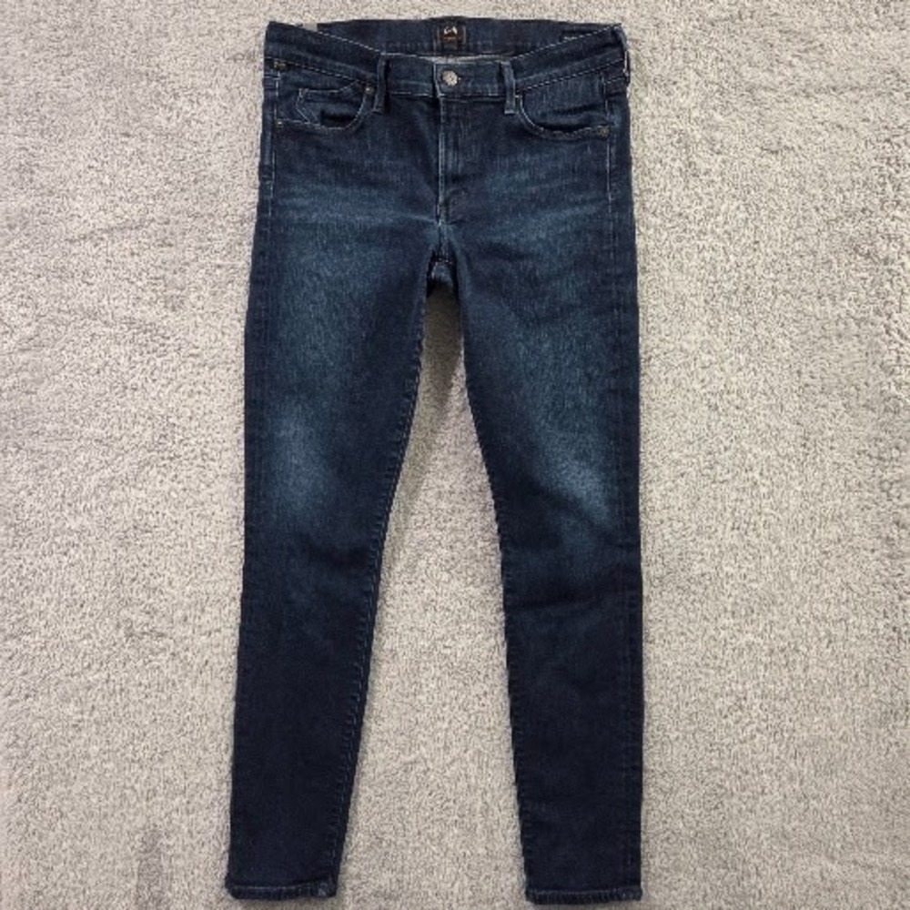 Citizens of Humanity Avedon Skinny Jeans Women's 31 Dark Wash Low Rise Skater